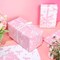 Pink Bow Wrapping Paper Sheets – 8 Pack, 19.7" x 27.6" | Coquette Bow Design for Valentine’s, Birthday, Baby Shower & DIY Crafts (Pink, White)